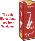 Vandoren java red reeds strength 3 packaging details
