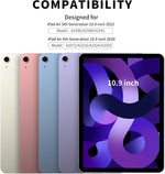 KVTVOU slim protective case fitted securely on iPad Air tablet