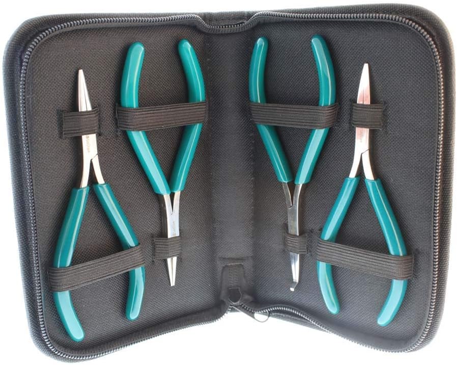The Beadsmith chain nose and round nose pliers closeup