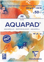 Clairefontaine Aquapad front view showing cover design and branding