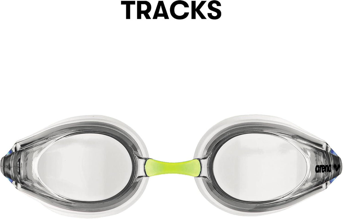 Arena Tracks Unisex Adult Essential Racing Swim Goggles Competitive Swimmers FINA-Approved Anti-Fog Mirror/Non-Mirror Lens - Image 3