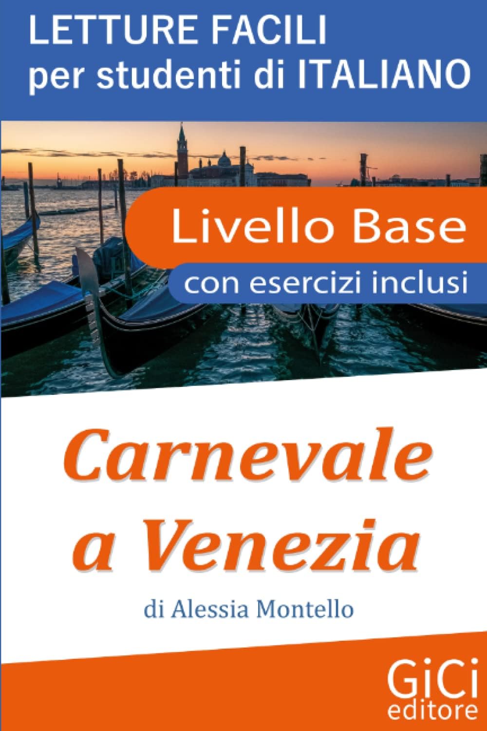 Alessia Montello Carnevale a Venezia paperback front view book cover