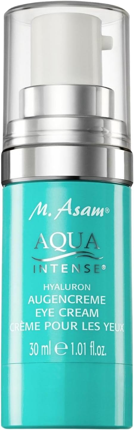 M. Asam Aqua Intense Hyaluron Eye Cream bottle front view skincare
