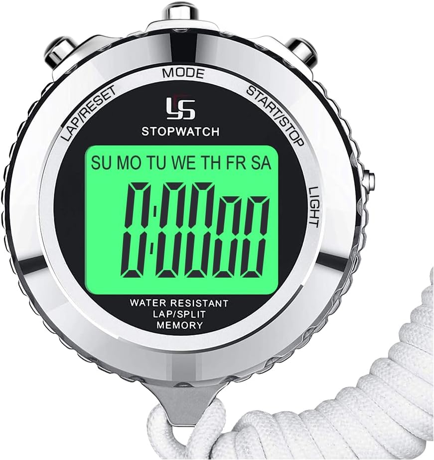 LAOPAO Melt Stopwatch, Clock Daily Rainproof Digital Timer for Sports Match,Competition,Coach,Referee,Training,Timing - Image 8