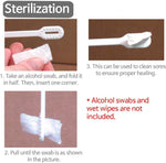 SC SCRATCH 'N' CLEAN cast sanitizer tool demonstrating flexibility