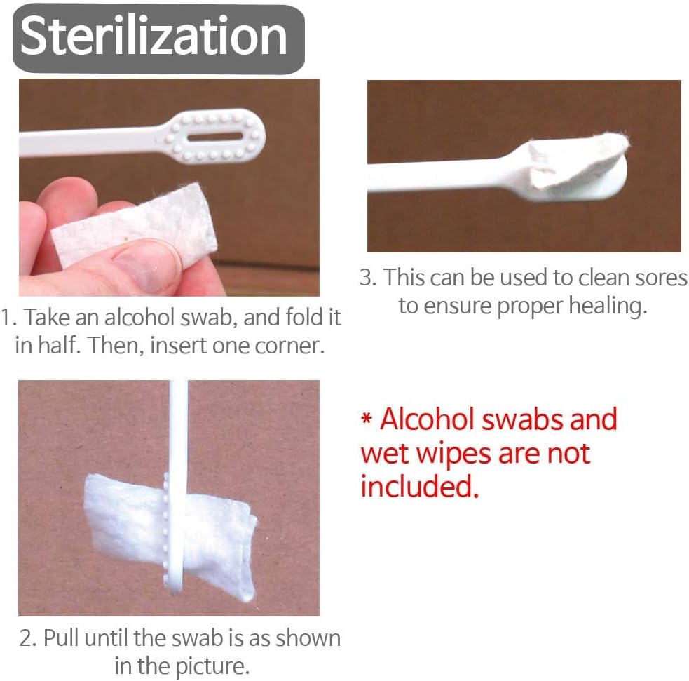 SC SCRATCH 'N' CLEAN cast sanitizer tool demonstrating flexibility