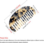 Tienailing cellulose acetate hair comb set in use