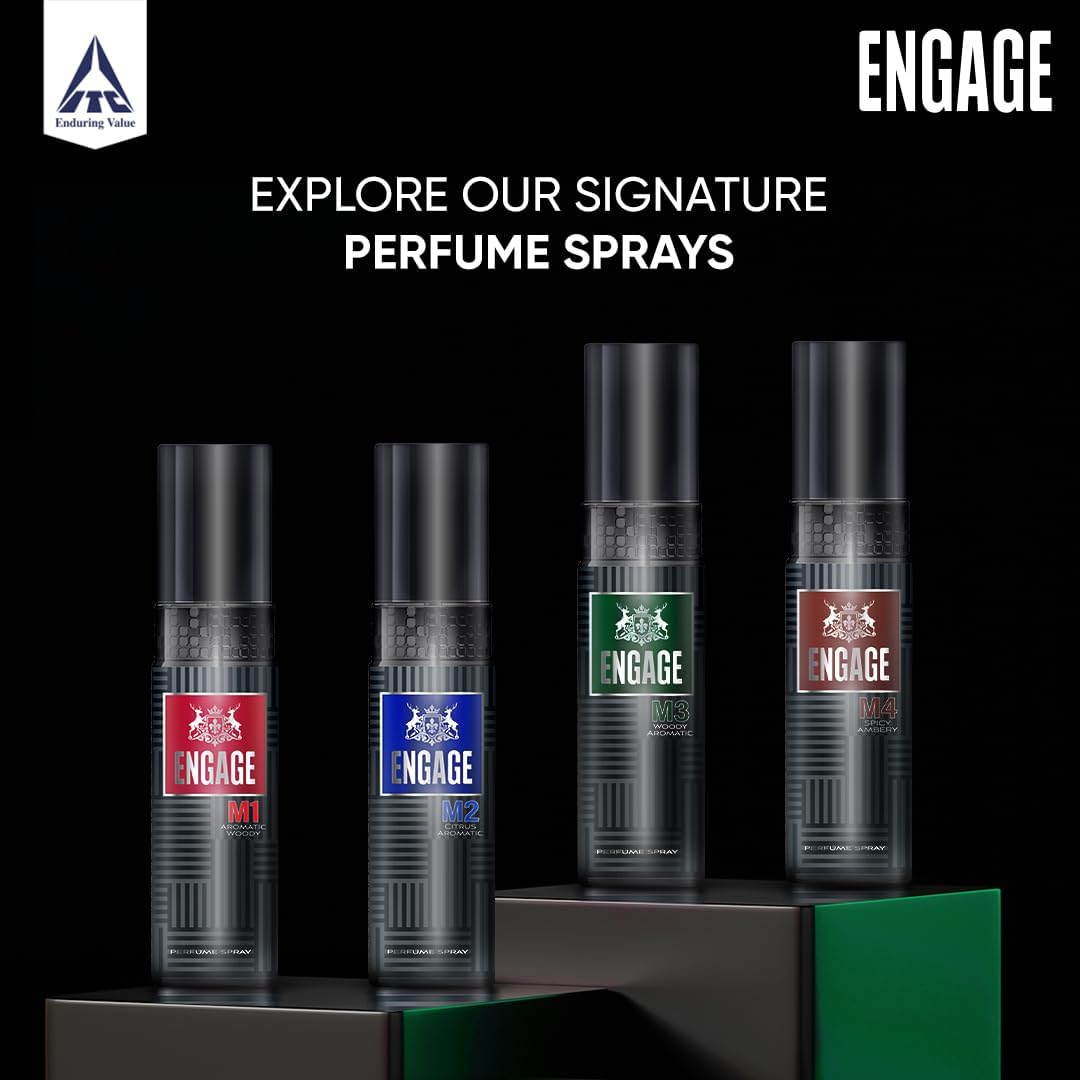 Engage M3 Perfume Spray For Men, 120ml - Image 9