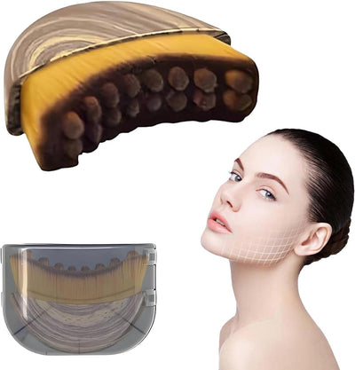 New Lymphatic Contour Face Brush - Lymph Face Dry Brush & Gua Sha Tool, Super Soft Drainage Massager for Puffiness, Jawline Sculpting, Ergonomic Portable Beauty Tool for Sensitive Skin - Image 1