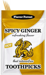 Spicy Ginger Flavored Cinnamon Toothpicks - 100ct - Image 1
