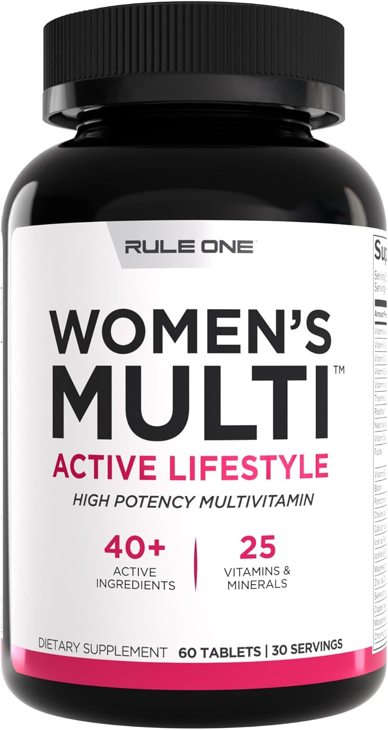 Rule 1 Proteins Women's Multi front view packaging container