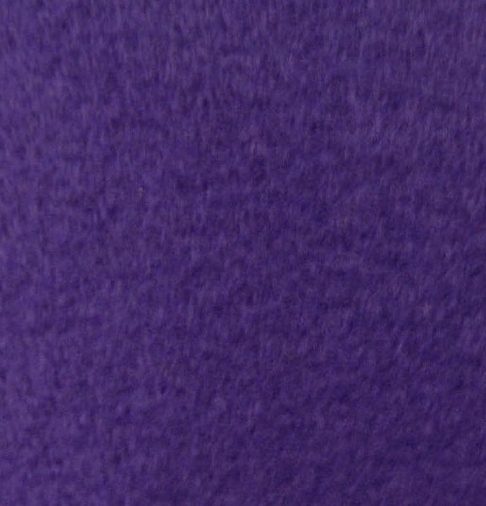 LA Linen purple anti pill solid fleece fabric front view craft supply