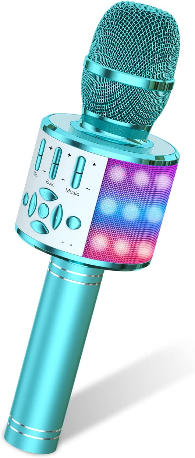 Amazmic Toys for Girls, Kids Karaoke Microphone Toddler Microphone for Kids with Lights, Birthday Gift for Girls, Boys Toy Age 3 4 5 6 7 8 9 10-14+(Pinkcolor) - Image 14