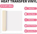 Ahijoy htv vinyl roll displayed with crafting tools