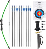 45" Youth Bow and Arrows Set for Kids 8-12 Teens Recurve Archery Beginner Gift Longbow Kit, Outdoor Hunting Play Gift, 9 Arrows, 4 Target Face for Backyard Game Age 12-14 14-16 - Image 11