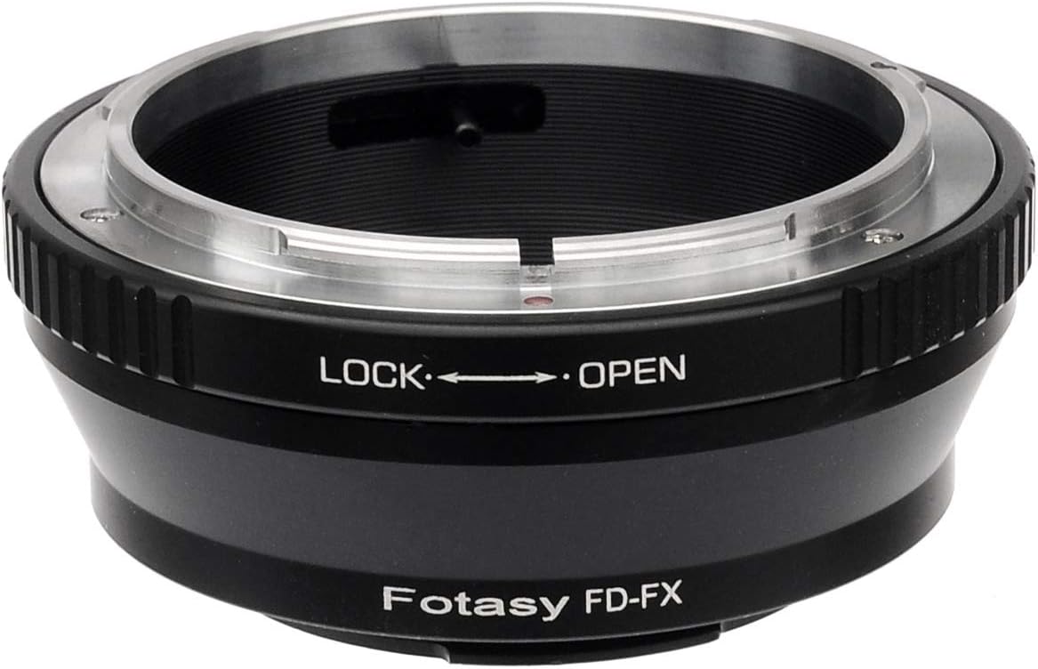 Fotasy FD Lens to Fuji X Adapter, Canon FD Lens to Fujifilm X Mount Adapter, Compatible with Fujifilm X-Mount X-Pro2 X-E2 X-E3 X-A5 X-M1 X-T1 X-T2 XT3 X-T10 X-T20 X-T30 X-H1 - Image 1