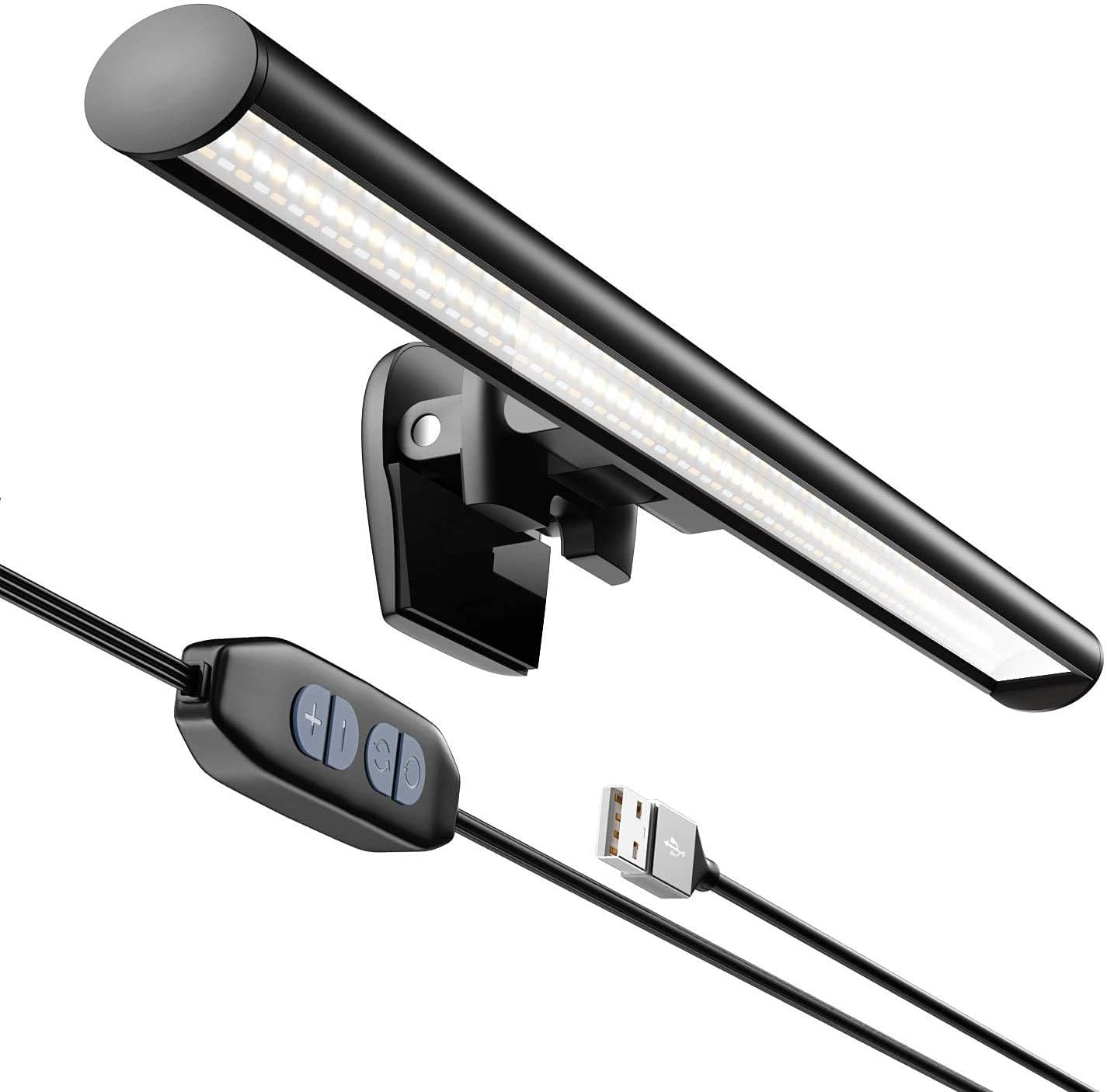 CATPOWER portable laptop monitor light bar front view illuminating keyboard