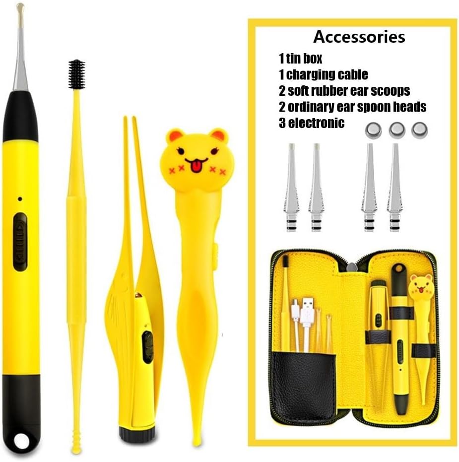 Icanfly baby nose tweezers with rechargeable LED light front view