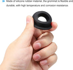 Meccanixity cable protection grommet mounted in panel hole