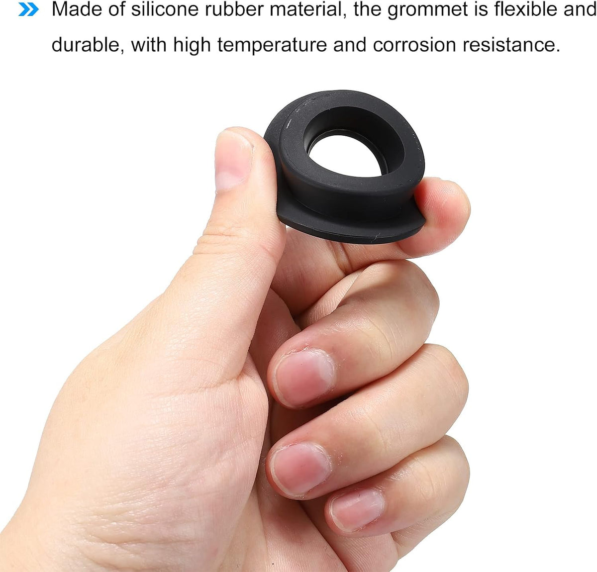 Meccanixity cable protection grommet mounted in panel hole