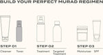 Murad Clarifying Toner cotton pad application