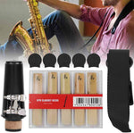 Clarinet reeds with smooth transition slope and thick end