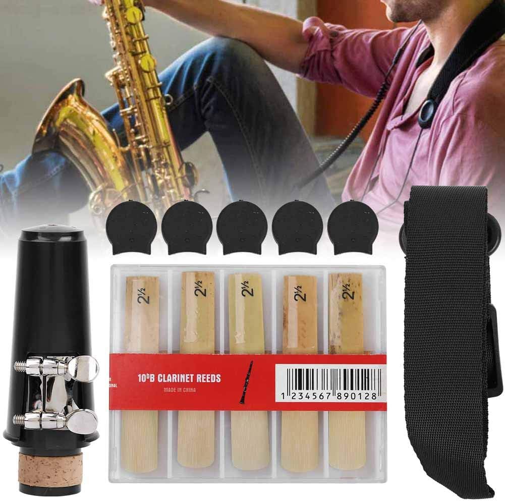 Clarinet reeds with smooth transition slope and thick end