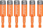 1/4" Dry Diamond Drill Bit Set, 10 PCS 6mm Ceramic Drill Bit Diamond Core Drill Bit Tile Drill Bit with Storage Case for Granite Marble Tile Ceramic Stone Glass (Not for Wood) - Image 15