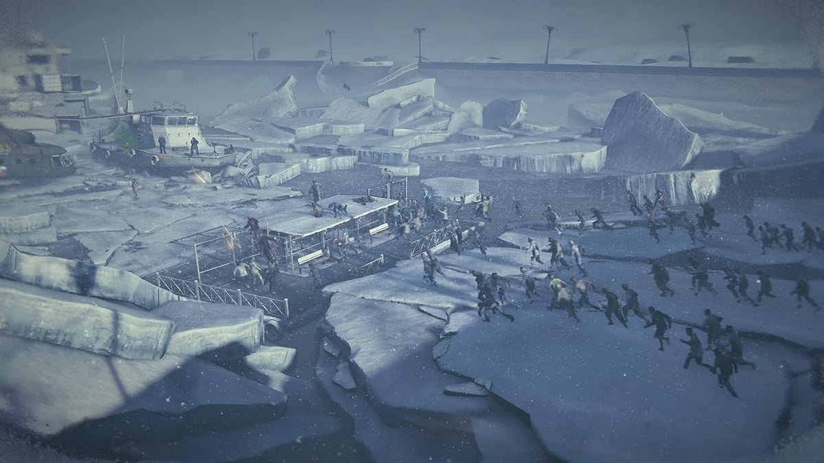 Solutions 2 Go World War Z Nintendo Switch gameplay screenshot showing zombie hordes