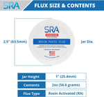 SRA Solder 135 Rosin Paste Soldering Flux For Electronics, No Clean Flux Made for Lead and Lead-Free Solder Circuit Boards and Copper Electrical Wire - Safe Clean Residues with No Goopy Mess (2oz Jar) - Image 4