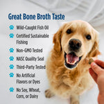 Nordic Naturals pet skin and coat chews nutrition facts label