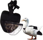 Washable camouflage duck diaper with removable inner liner and clear pocket detail