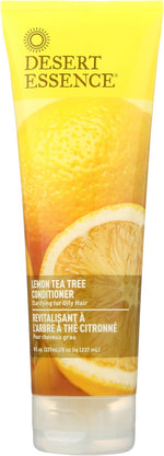 Desert Essence Lemon Tea Tree Conditioner front view bottle