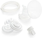 Spectra Baby USA - Authentic Breast Flange Set, Wide Neck Breastshield Set - (Medium / 24mm) - Replacement Parts for 9 Plus, S2, S1, M1 Breast Pumps, BPA/DEHP Free - Image 1