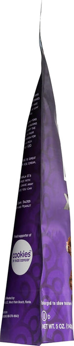 Sheila G's gourmet chocolate snack bag showcasing the 120 calories per serving highlight