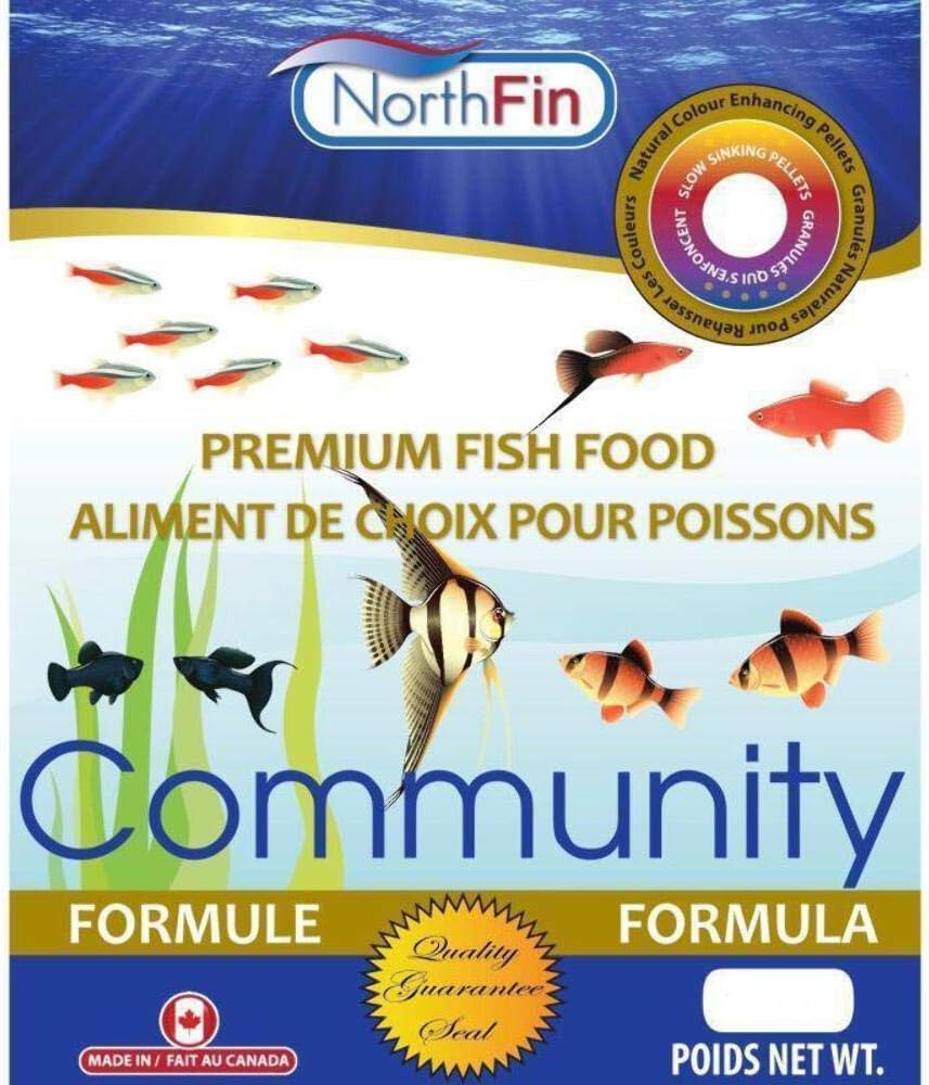 Northfin community fish food front view packaging