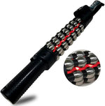 FANBINAN Electric Metal Roller Massager front view showing stainless steel rotating balls.