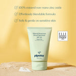 Pipette mineral sunscreen stick opened for application view