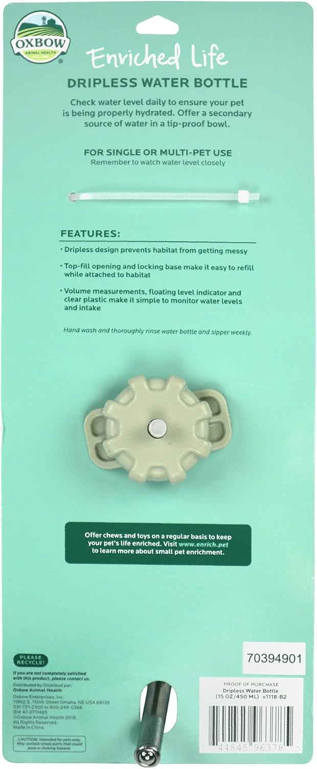 Oxbow 15 Ounce water bottle top fill opening mechanism close up
