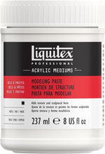 Liquitex professional modeling paste front view jar