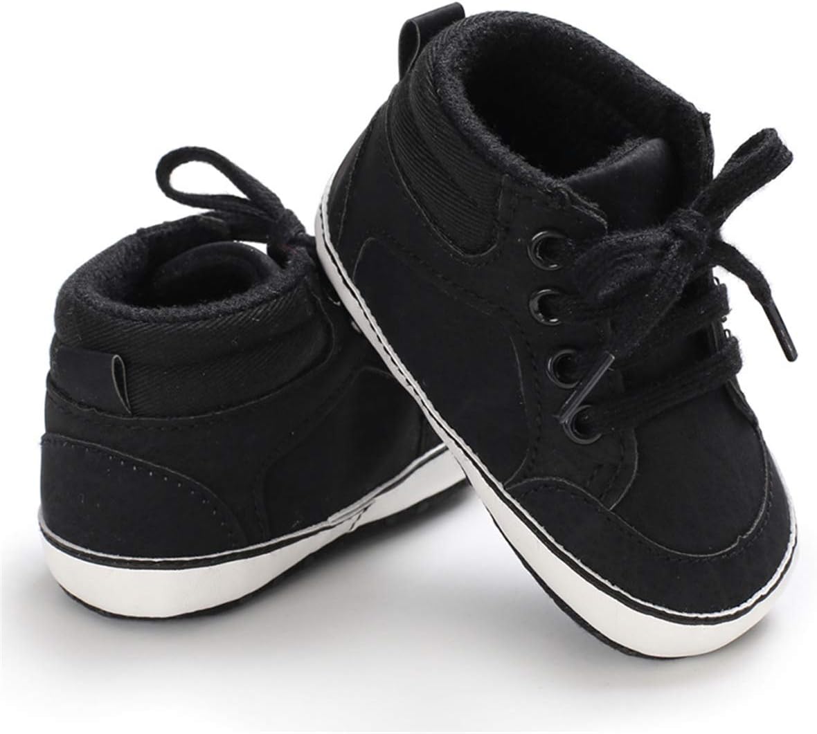 CENCIRILY Baby Boys Girls High Top Sneaker Soft Sole Infant First Walk Shoe | Hook-and-loop strap, Padded ankle collar, Flexible anti-skid outsole, for 0-18 months, Crawling, Daycare and Outings - Image 13