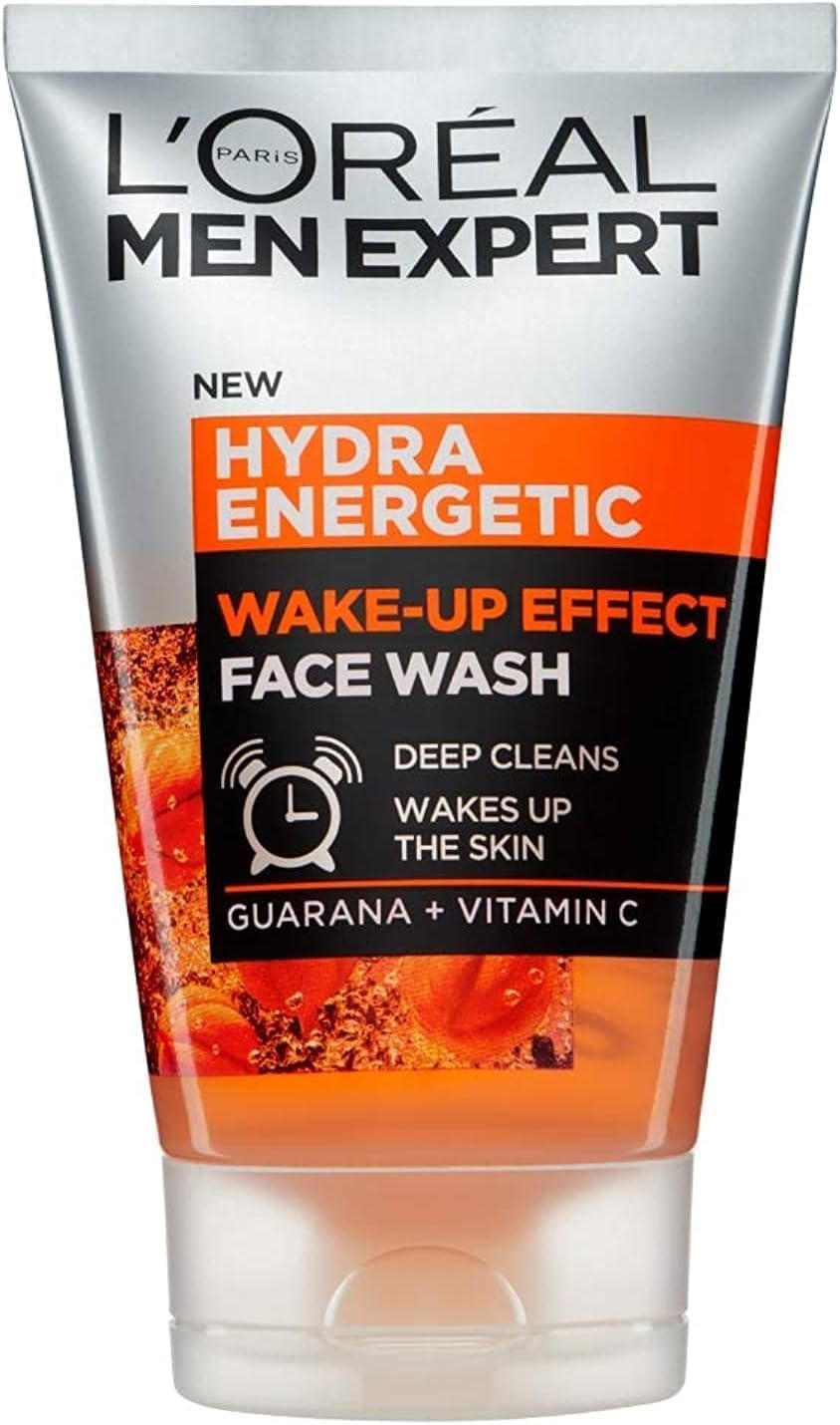 L'Oréal Paris Men Expert Wake-up Effect Face Wash front view premium grooming product