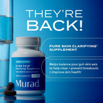 Murad Pure Skin Acne Supplements close up of packaging