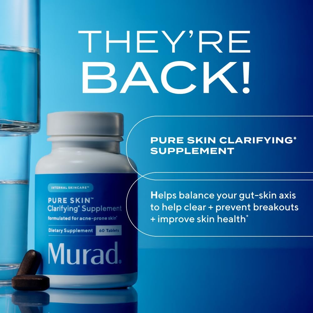 Murad Pure Skin Acne Supplements close up of packaging