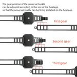 Taoke drone bracket showing GoPro adapter and 1/4 screw