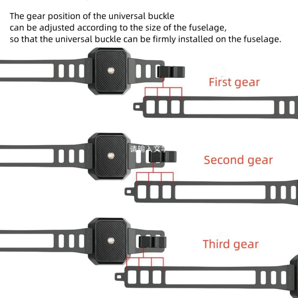 Taoke drone bracket showing GoPro adapter and 1/4 screw