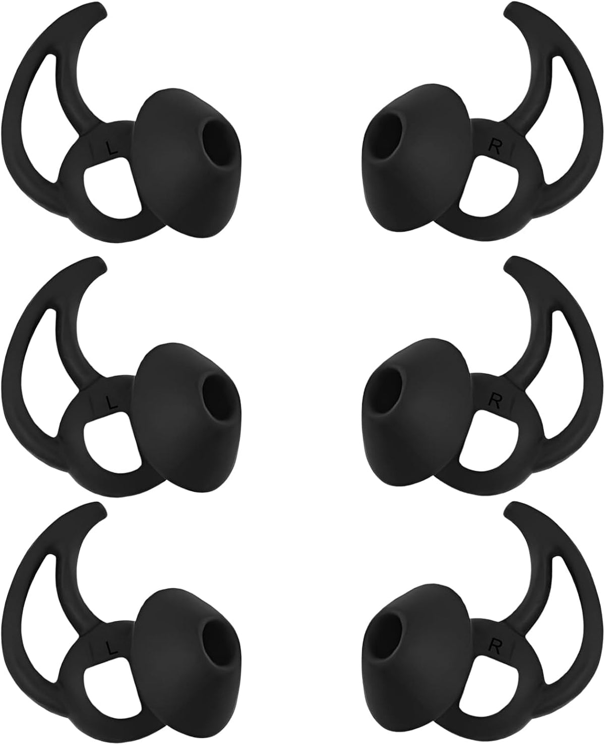 Complete package including cleaning cloth and ear tips