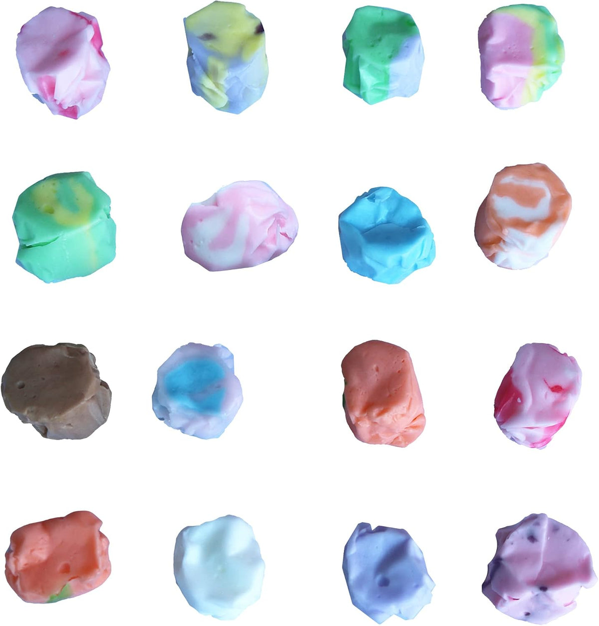 First Choice Candy Saltwater Taffy assorted colorful wrapped pieces closeup
