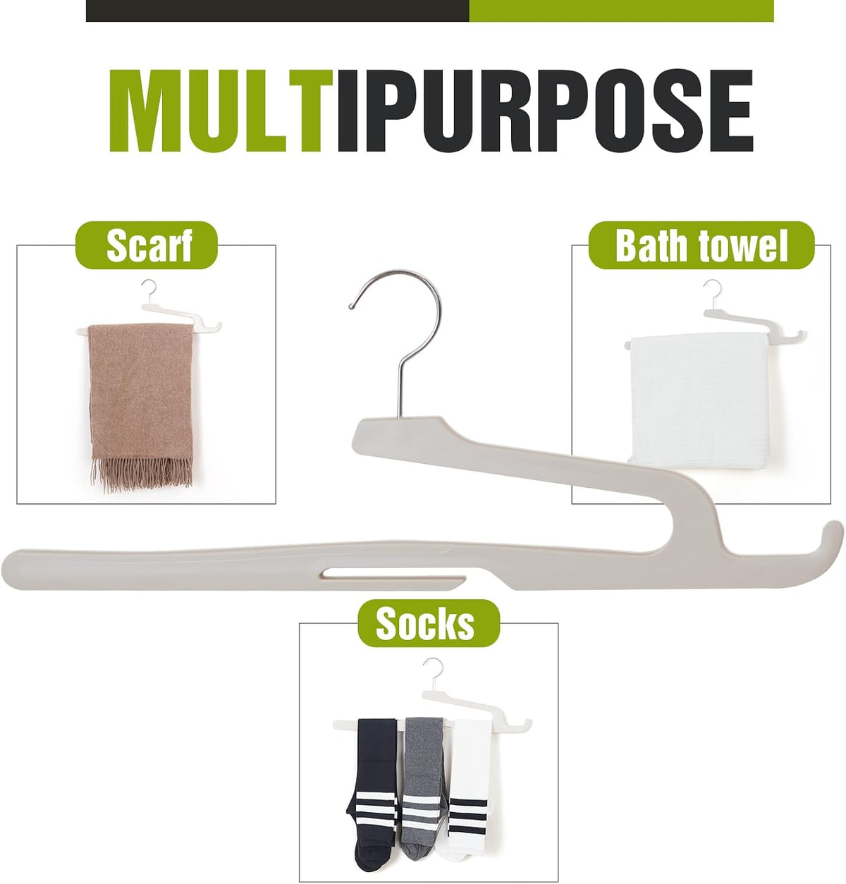 Spring Fever wardrobe organizers showing multi hook design