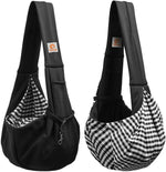 Tomkas Small Dog Sling Carrier - Classic Pocket & Classic Strap - Wrap Carrier - for 3-10 lbs Pets(Black) - Image 9